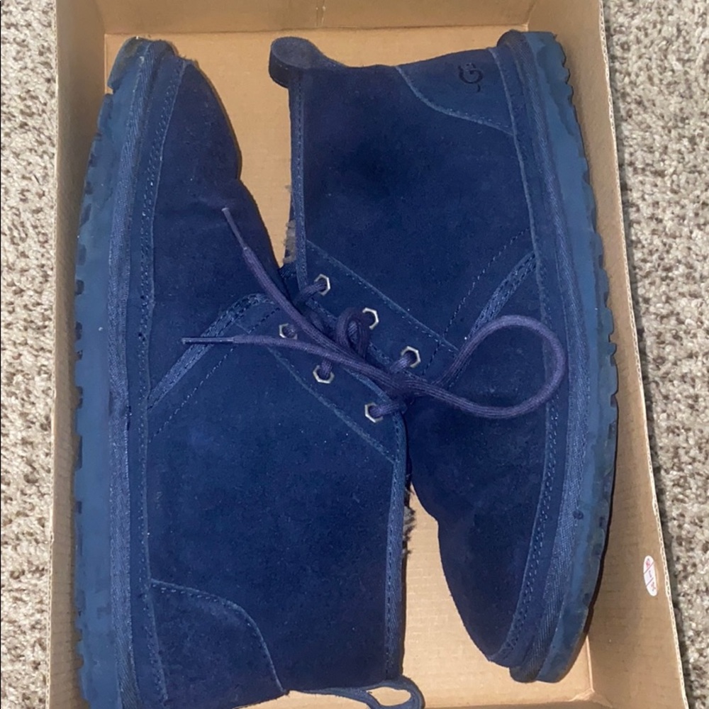 Baby Blue Ugg ankle boots